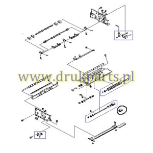 ROLKA POBIERAJĄCA PAPIER Z PODAJNIKA ADF, ADF PAPER PICKUP ROLLER HP LJ 9000/9040/9050/9500 - RB2-7961-000 - ORYGINAŁ