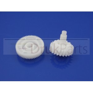 RU6-0018 - SPRZĘGŁO , KOMPLET ZĘBATEK , KOŁO ZĘBATE , ZĘBATKA , KÓŁKO , FUSER DRIVE GEAR 23T/56T DO DRUKAREK HP LASERJET P1505 / P1566 / P1606 / M1120 / M1522 / M1536 - RU6-0018 