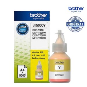 BT-5000Y , BT5000Y - ORYGINALNY TUSZ YELLOW , INK , ATRAMENT DO DRUKAREK BROTHER DCP-T220 DCP-T300 DCP-T310 DCP-T420W DCP-T500W DCP-T510W DCP-T520W DCP-T700W DCP-T710W DCP-T720W MFC-T800W MFC-T920DW