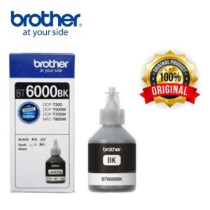 BT-6000BK , BT6000BK - ORYGINALNY TUSZ CZARNY , BLACK INK , ATRAMENT DO DRUKAREK BROTHER DCP-T300 / DCP-T500W / DCP-T700W / MFC-T800W