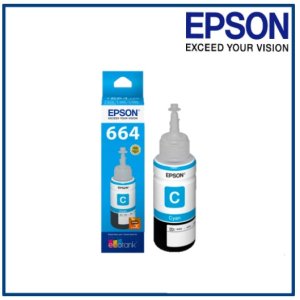 C13T66424A - ORYGINALNY TUSZ 664 , CYAN INK , ATRAMENT DO DRUKAREK EPSON L100 L110 L120 L130 L132 L200 L210 L220 L222 L300 L310 L312 L350 L355 L362 L364 L365 L366 L382 L386 L455 L456 L486 L550 ...
