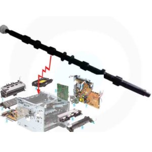 NOWA ORYGINALNA ROLKA WYJŚCIOWA - OUTPUT DELIVERY ROLLER DO DRUKAREK HP LASERJET P3015 / M521 / M525