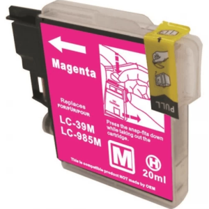 PROMOCJA --> TUSZ , WKŁAD CZERWONY (MAGENTA) DO WSZYSTKICH DRUKAREK ATRAMENTOWYCH BROTHER Z SERII DCP J125 J140 J315 J515 / MFC J220 J265 J410 J415 - LC985M , LC-985M , LC-985 , LC985