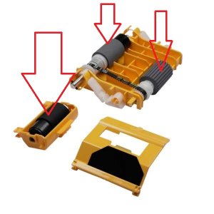 MK-470 , MK470 , 1703M80UN0 - ROLKA , ROLKI , KOMPLET ROLEK POBIERANIA PAPIERU Z ADF DO DRUKAREK KYOCERA FS 6025 / FS 6030 / FS 6525 / FS 6530 / FS C8020 / FS C8025 / FS C8520 / FS C8525