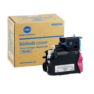 WYBIERZ JAKOŚĆ --> NOWY ORYGINALNY TONER , KASETA , WKŁAD DO KSEROKOPIAREK KONICA MINOLTA BizHub C3100P - A0X5354 TNP50M MAGENTA