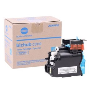WYBIERZ JAKOŚĆ --> NOWY ORYGINALNY TONER , KASETA , WKŁAD DO KSEROKOPIAREK KONICA MINOLTA BizHub C3110 - A0X5455 TNP51C CYAN