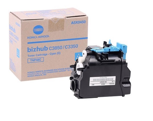WYBIERZ JAKOŚĆ --> NOWY ORYGINALNY TONER , KASETA , WKŁAD DO KSEROKOPIAREK KONICA MINOLTA BizHub C3350 / C3850 / C3850FS - A5X0450 TNP-48C CYAN
