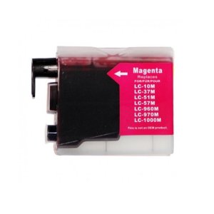 WYBIERZ JAKOŚĆ --> NOWY TUSZ DO DRUKAREK ATRAMENTOWYCH BROTHER DCP-135C / DCP-150C / DCP-153C / DCP-157C / MFC-235C / MFC-260C - PURPUROWY / MAGENTA - LC1000M