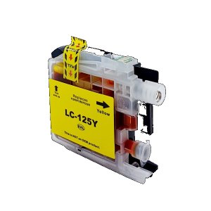 WYBIERZ JAKOŚĆ --> NOWY TUSZ DO DRUKAREK ATRAMENTOWYCH BROTHER DCP-J4110DW MFC-J4410DW MFC-J4510DW MFC-J4610DW MFC-J4710DW MFC-J6520DWMFC-J6720DW MFC-J6920DW - ŻÓŁTY / YELLOW - LC125XLY