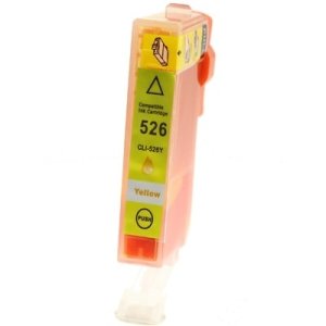 WYBIERZ JAKOŚĆ --> NOWY TUSZ DO DRUKAREK ATRAMENTOWYCH CANON PIXMA IP4800 IP4820 IP4850 IP4900 IP4950 IX6250 IX6500 IX6550 MG5120 MG5150 MG5200 MG5220 MG5230 MG5340... - ŻÓŁTY / YELLOW - CLI-526Y