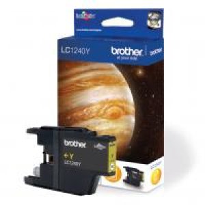 WYBIERZ JAKOŚĆ --> NOWY ORYGINALNY TUSZ DO DRUKAREK ATRAMENTOWYCH BROTHER DCP-J525W DCP-J725DW DCP-J925DW MFC-J430W MFC-J5910DW... - ŻÓŁTY / YELLOW - LC1240Y / LC-1240Y