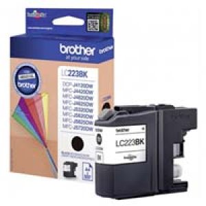 WYBIERZ JAKOŚĆ --> NOWY ORYGINALNY TUSZ DO DRUKAREK ATRAMENTOWYCH BROTHER MFC-J4420DW / MFC-J4620DW / DCP-J4120DW / MFC-J5620DW / MFC-J4625DW - CZARNY / BLACK - LC223BK / LC-223BK