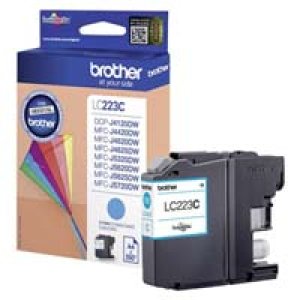 WYBIERZ JAKOŚĆ --> NOWY ORYGINALNY TUSZ DO DRUKAREK ATRAMENTOWYCH BROTHER MFC-J4420DW / MFC-J4620DW / DCP-J4120DW / MFC-J5620DW / MFC-J4625DW - NIEBIESKI / CYAN - LC223C / LC-223C
