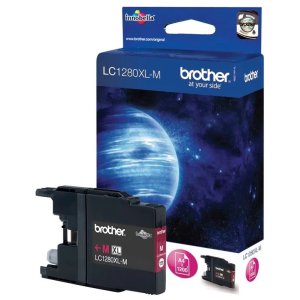 WYBIERZ JAKOŚĆ --> NOWY ORYGINALNY TUSZ DO DRUKAREK ATRAMENTOWYCH BROTHER MFC-J5910DW / MFC-J6510DW / MFC-J6910DW - PURPUROWY / MAGENTA - LC1280XLM / LC-1280XLM