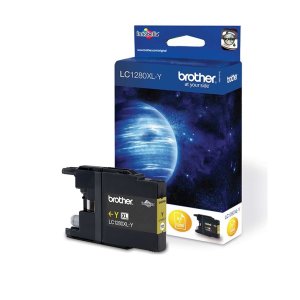 WYBIERZ JAKOŚĆ --> NOWY ORYGINALNY TUSZ DO DRUKAREK ATRAMENTOWYCH BROTHER MFC-J5910DW / MFC-J6510DW / MFC-J6910DW - ŻÓŁTY / YELLOW - LC1280XLY / LC-1280XLY