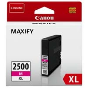 WYBIERZ JAKOŚĆ --> NOWY ORYGINALNY TUSZ DO DRUKAREK ATRAMENTOWYCH CANON MAXIFY iB4050 MB5050 MB5350 - PURPUROWY / MAGENTA - 9266B001 / PGI2500XL / PGI-2500XL