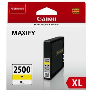 WYBIERZ JAKOŚĆ --> NOWY ORYGINALNY TUSZ DO DRUKAREK ATRAMENTOWYCH CANON MAXIFY iB4050 MB5050 MB5350 - ŻÓŁTY / YELLOW - 9267B001 / PGI2500XL / PGI-2500XL