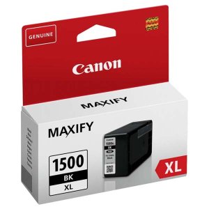WYBIERZ JAKOŚĆ --> NOWY ORYGINALNY TUSZ DO DRUKAREK ATRAMENTOWYCH CANON MAXIFY MB2050 / MB2150 / MB2350 / MB2750 - CZARNY / BLACK - 9182B001 / PGI-1500XL