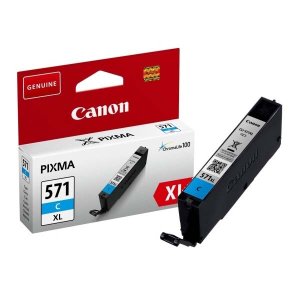 WYBIERZ JAKOŚĆ --> NOWY ORYGINALNY TUSZ DO DRUKAREK ATRAMENTOWYCH CANON MG 5700 5750 5751 5752 5753 6800 6850 6851 6852 6853 7700 7750 7751 7752 7753... - NIEBIESKI / CYAN - 0332C001 / CLI571C XL