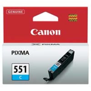 WYBIERZ JAKOŚĆ --> NOWY ORYGINALNY TUSZ DO DRUKAREK ATRAMENTOWYCH CANON PIXMA IP8720 IP8780 MG6300 SERIES MG6380 MG6400 SERIES MG7100 SERIES MG7180 IX6850 IP8750 - NIEBIESKI / CYAN - CLI551C