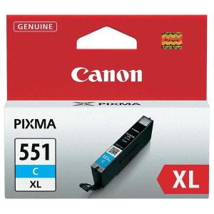 WYBIERZ JAKOŚĆ --> NOWY ORYGINALNY TUSZ DO DRUKAREK ATRAMENTOWYCH CANON PIXMA IP8720 IP8780 MG6300 SERIES MG6380 MG6400 SERIES MG7100 SERIES MG7180 IX6850 IP8750 - NIEBIESKI / CYAN - CLI551C XL