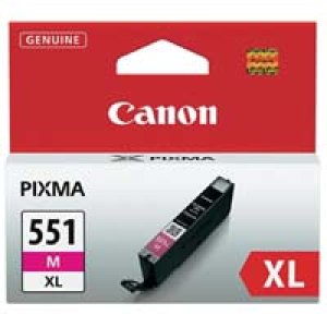 WYBIERZ JAKOŚĆ --> NOWY ORYGINALNY TUSZ DO DRUKAREK ATRAMENTOWYCH CANON PIXMA IP8720 IP8780 MG6300 SERIES MG6380 MG6400 SERIES MG7100 SERIES MG7180 IX6850 IP8750 - PURPUROWY / MAGENTA - CLI551M XL 