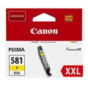 WYBIERZ JAKOŚĆ --> NOWY ORYGINALNY TUSZ DO DRUKAREK ATRAMENTOWYCH CANON PIXMA TS8151 TS8152 TS8250 TS8251 TS8252 TS8350 TS8352 TS9150 TS9155 TS9550 TS9551C - ŻÓŁTY / YELLOW - 1997C001 / CLI581Y XXL