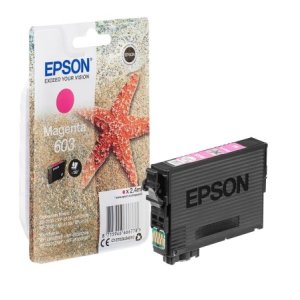WYBIERZ JAKOŚĆ --> NOWY ORYGINALNY TUSZ DO DRUKAREK ATRAMENTOWYCH EPSON Expression Home XP-2100 XP-2105 XP-3100 XP-3105 XP-4100 XP-4105... - PURPUROWY / MAGENTA - C13T03U34010 / CET0603M
