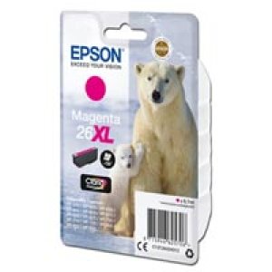 WYBIERZ JAKOŚĆ --> NOWY ORYGINALNY TUSZ DO DRUKAREK ATRAMENTOWYCH EPSON Expression Premium XP510 XP520 XP600 XP605 XP610 XP615 XP620 XP625 XP700 XP710 XP720 XP800 XP810 XP820 - MAGENTA - T263340