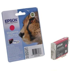 WYBIERZ JAKOŚĆ --> NOWY ORYGINALNY TUSZ DO DRUKAREK ATRAMENTOWYCH EPSON Stylus BX310FN D120 D78 D92 DX4000 DX4050 DX4400 DX4450 DX5000 DX5050 DX6000 DX6050 DX7000F DX7400  - MAGENTA - C13T07134012
