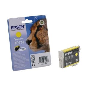 WYBIERZ JAKOŚĆ --> NOWY ORYGINALNY TUSZ DO DRUKAREK ATRAMENTOWYCH EPSON Stylus SX400 SX405 SX410 SX415 SX510W SX515W SX600FW SX610FW, Office B40W BX300F BX310FN BX600FW BX610FW  - ŻÓŁTY - C13T07144012