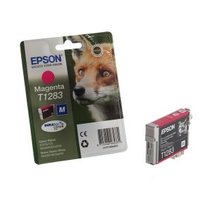 WYBIERZ JAKOŚĆ --> NOWY ORYGINALNY TUSZ DO DRUKAREK ATRAMENTOWYCH EPSON Stylus Office BX305F BX305FW BX305FW Plus S22 SX125 SX130 SX230 SX235W SX420W SX425W SX435 SX440 SX445W - MAGENTA - T128340