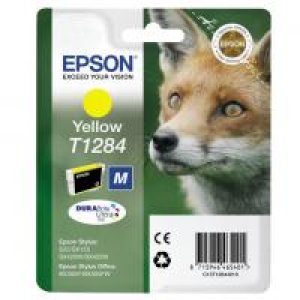 WYBIERZ JAKOŚĆ --> NOWY ORYGINALNY TUSZ DO DRUKAREK ATRAMENTOWYCH EPSON Stylus Office BX305F BX305FW BX305FW Plus S22 SX125 SX130 SX230 SX235W SX420W SX425W SX435 SX440 SX445W - ŻÓŁTY - T128440 