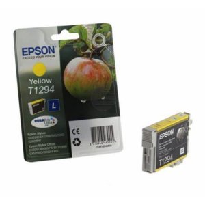 WYBIERZ JAKOŚĆ --> NOWY ORYGINALNY TUSZ DO DRUKAREK ATRAMENTOWYCH EPSON Stylus SX230 SX235W SX420W SX425W SX435 SX440W SX445W SX525WD SX620FW... - ŻÓŁTY / YELLOW - T129440