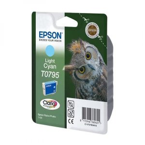 WYBIERZ JAKOŚĆ --> NOWY ORYGINALNY TUSZ DO DRUKAREK ATRAMENTOWYCH EPSON Stylus Photo 1400 1500W P50 PX650 PX660 PX700W PX710W PX720WD PX730WD PX800FW PX810FW PX820FWD PX830FWD - LIGHT CYAN- C13T079540
