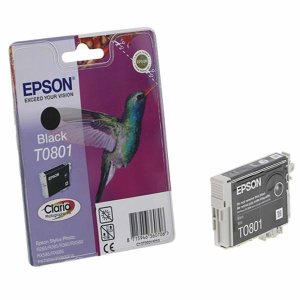 WYBIERZ JAKOŚĆ --> NOWY ORYGINALNY TUSZ DO DRUKAREK ATRAMENTOWYCH EPSON Stylus Photo PX700W PX710W PX780FW PX800FW PX810FW R265 R285 R360 RX560 RX585 RX685 - CZARNY / BLACK - T080140 / C13T08014011