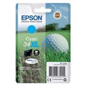 WYBIERZ JAKOŚĆ --> NOWY ORYGINALNY TUSZ DO DRUKAREK ATRAMENTOWYCH EPSON WorkForce Pro WF-3720DWF / WF3720DWF / WF-3725DWF / WF3725DWF - NIEBIESKI / CYAN - T347240 / C13T34724010