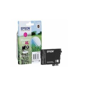 WYBIERZ JAKOŚĆ --> NOWY ORYGINALNY TUSZ DO DRUKAREK ATRAMENTOWYCH EPSON WorkForce Pro WF-3720DWF / WF3720DWF / WF-3725DWF / WF3725DWF - PURPUROWY / MAGENTA - T347340 / C13T34734010