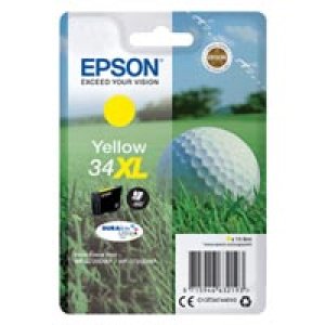 WYBIERZ JAKOŚĆ --> NOWY ORYGINALNY TUSZ DO DRUKAREK ATRAMENTOWYCH EPSON WorkForce Pro WF-3720DWF / WF3720DWF / WF-3725DWF / WF3725DWF - ŻÓŁTY / YELLOW - T347440 / C13T34744010