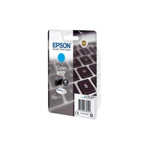 WYBIERZ JAKOŚĆ --> NOWY ORYGINALNY TUSZ DO DRUKAREK ATRAMENTOWYCH EPSON WorkForce Pro WF-4745DTWF / WF4745DTWF - NIEBIESKI / CYAN - C13T07U240