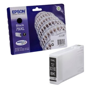 WYBIERZ JAKOŚĆ --> NOWY ORYGINALNY TUSZ DO DRUKAREK ATRAMENTOWYCH EPSON WorkForce Pro WF4630DWF WF4640DTWF WF-5110DW WF5190DW WF5620DWF WF5690DWF - CZARNY / BLACK - C13T79014010