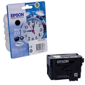 WYBIERZ JAKOŚĆ --> NOWY ORYGINALNY TUSZ DO DRUKAREK ATRAMENTOWYCH EPSON WorkForce WF-3620DWF WF-3640DTWF WF-7110DTW WF-7610DWF WF-7620DTWF WF-7710DWF WF-7210DTW - CZARNY / BLACK -  C13T27114012