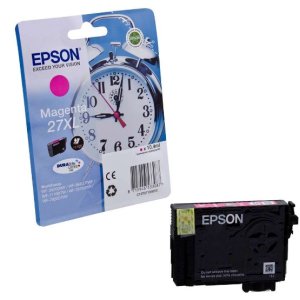 WYBIERZ JAKOŚĆ --> NOWY ORYGINALNY TUSZ DO DRUKAREK ATRAMENTOWYCH EPSON WorkForce WF-3620DWF WF-3640DTWF WF-7110DTW WF-7610DWF WF-7620DTWF WF-7710DWF WF-7210DTW - PURPUROWY / MAGENTA -  C13T27134012