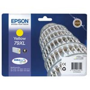 WYBIERZ JAKOŚĆ --> NOWY ORYGINALNY TUSZ DO DRUKAREK ATRAMENTOWYCH EPSON WorkForce Pro WF4630DWF WF4640DTWF WF-5110DW WF5190DW WF5620DWF WF5690DWF - ŻÓŁTY / YELLOW - C13T79044010 