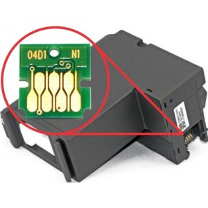 T04D1 -> CHIP MAINTENANCE BOX , CZIP RESETUJĄCY POJEMNIK NA TUSZ DO DRUKAREK EPSON WF-2860 WF-2865 WF-2880 WF-2885 WF-2960 WF-2965 XP-5100 XP-5105 XP-5115 XP-5150 XP-5155 XP-5200 XP-5205