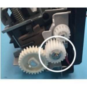 RU7-0030 - KOŁO ZĘBATE FUSERA , KÓŁKO , ZĘBATKA FUSERA - FUSER IDLE GEAR 20T DO WSZYSTKICH DRUKAREK Z SERII HP LASERJET P3015 - RU7-0030