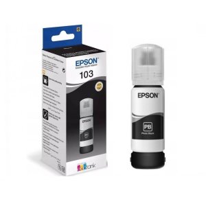 WYSYŁKA EXPRESS -> PROMOCJA -> C13T00S14A / EPSON 103 - ORYGINALNY TUSZ CZARNY EPSON L1110 L1210 L1250 L3100 L3110 L3150 L3151 L3156 L3160 L3210 L3250 L3251 L3256 L3260 L3266 L3550 L3660 L5190 L5290