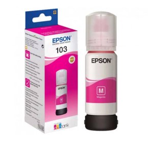 WYSYŁKA EXPRESS -> PROMOCJA -> C13T00S34A / EPSON 103 - ORYGINALNY TUSZ MAGENTA EPSON L1110 L1210 L1250 L3100 L3110 L3150 L3151 L3156 L3160 L3210 L3250 L3251 L3256 L3260 L3266 L3550 L3660 L5190 L5290