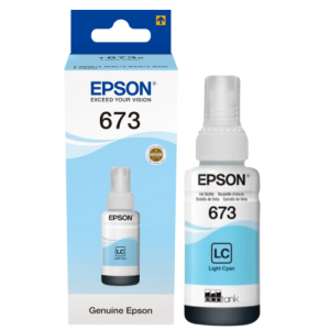WYBIERZ JAKOŚĆ --> NOWY ORYGINALNY TUSZ DO DRUKAREK ATRAMENTOWYCH EPSON L1800 / L800 , ECOTANK L805 L810 L850 - LIGHT CYAN - C13T67354A / T6735 / TUSZ EPSON 673