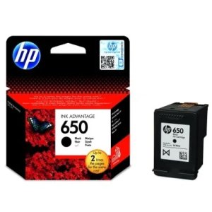 NOWY ORYGINALNY TUSZ CZARNY HP650 DO DRUKAREK HP Deskjet Ink Advantage 1015 1515 1516 1518 2515 2516 2545 2546 2548 2645 3515 3545 3546 4515 4645 4646 4648 - CZ101AE , HP650 - 6,5 ml.